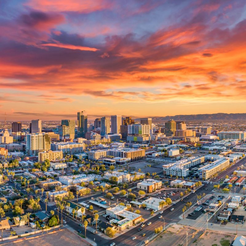 Glendale Fly over sky